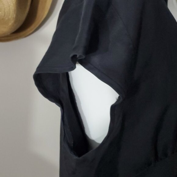 Jacob 100٪ Silk Cap Sleeve Kimono Top-  XL - Picture 5 of 7
